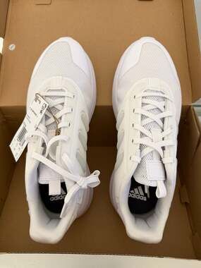 Adidas X_PLRPHASE J Kids' Running Shoes, Cloud White, Size US 6 (IF2759)